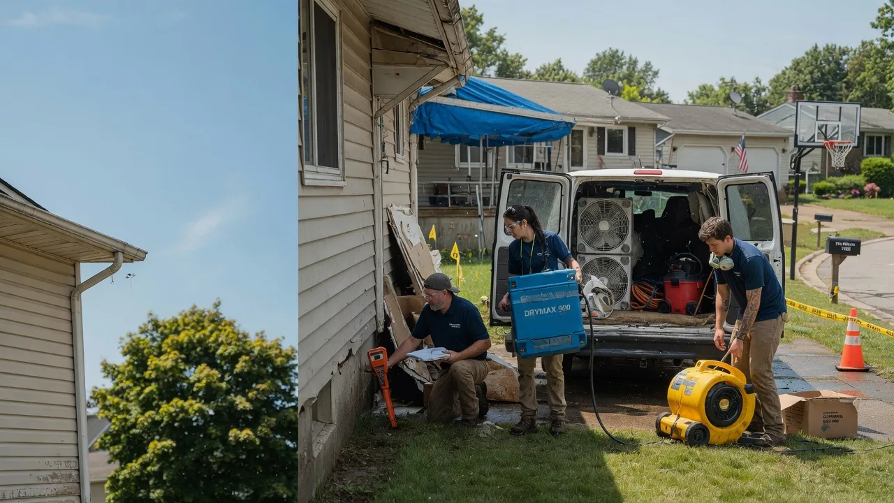 Ceiling Leak Cleanup in Trivoli, IL near me